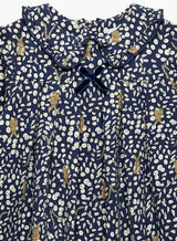 Baby Woodland Bunny Jersey Dress in Navy