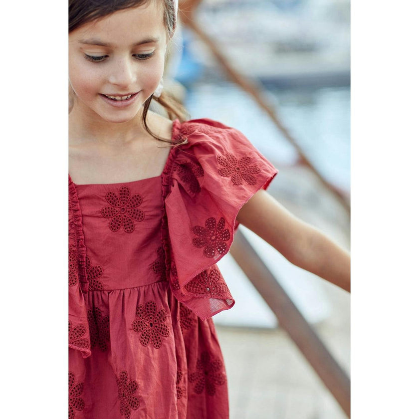 English Embroidered Floral Dress