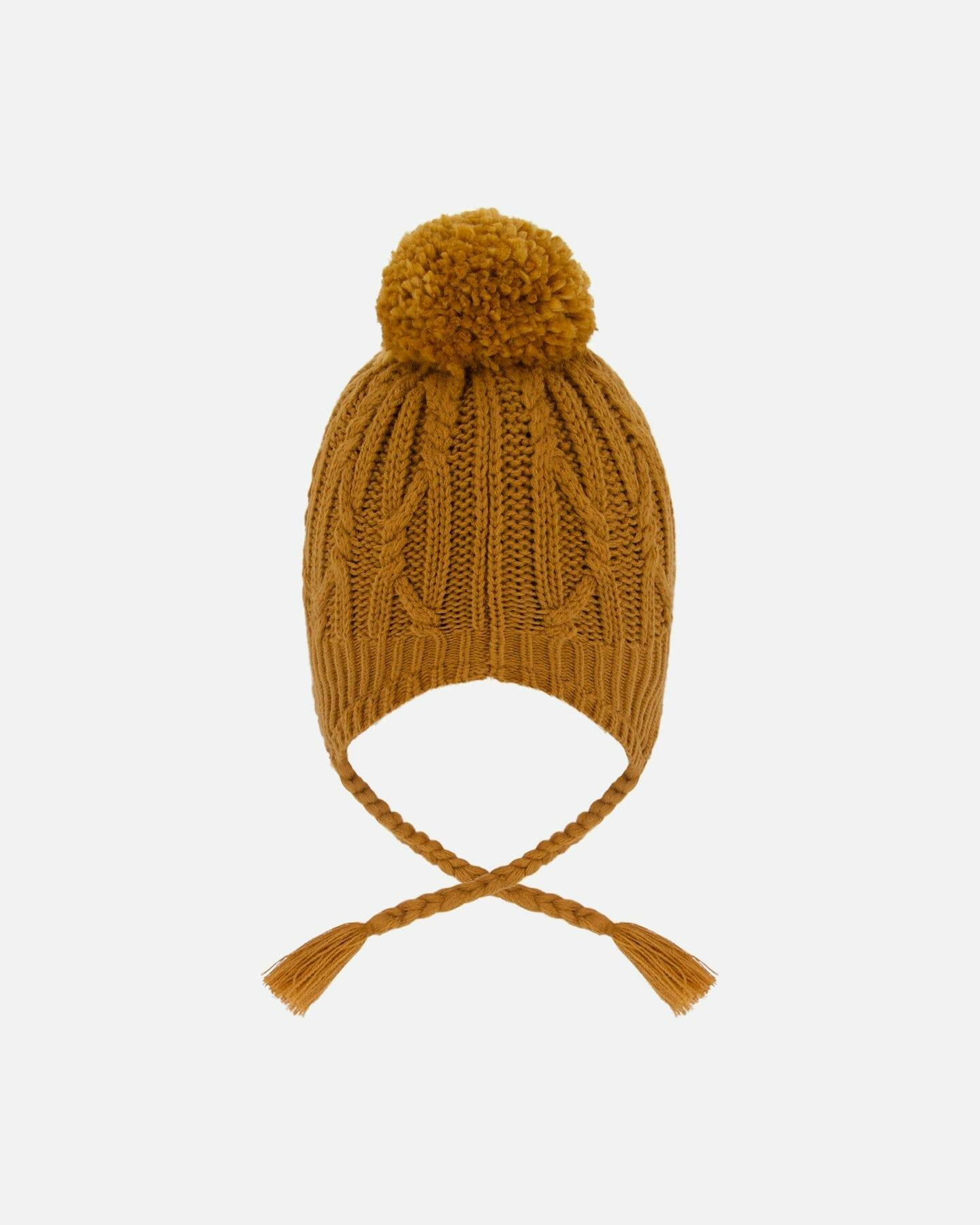 Lined Winter Hat with Pompom