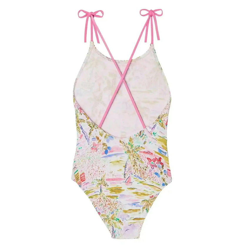 One-Piece UV Swimsuit, Pink