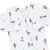 Tiny Footballers - 2 Way Zipper Footie