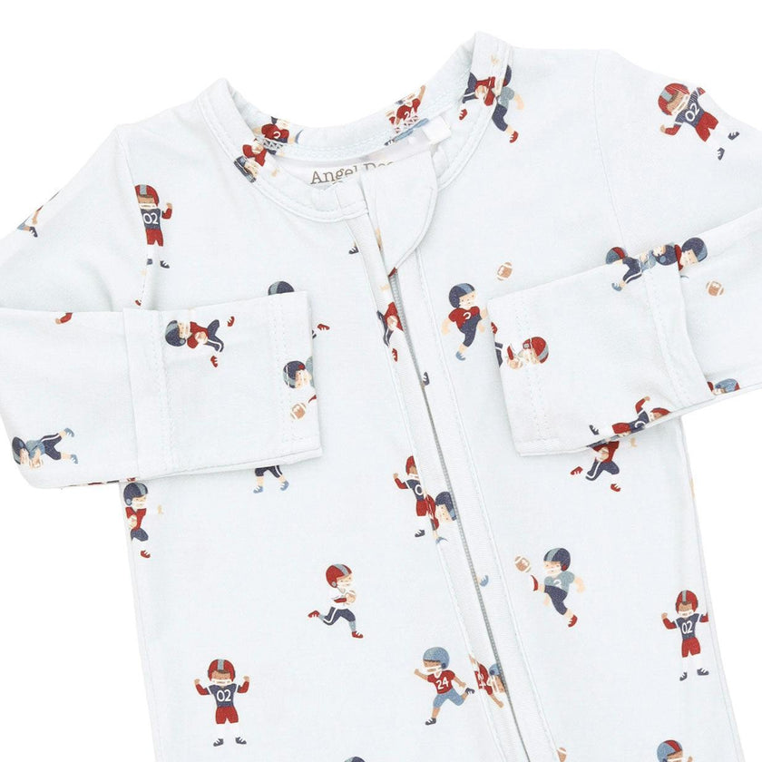 Tiny Footballers - 2 Way Zipper Footie