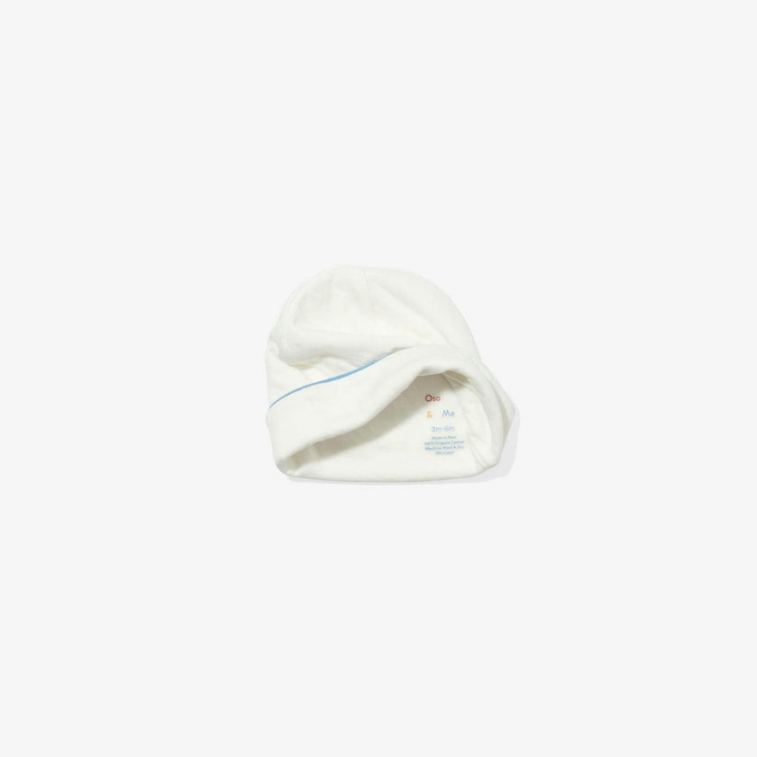 Hazy Hat, Blue Piping