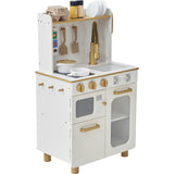 Little Chef Memphis Small Play Kitchen - White/Gold