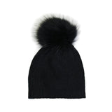 Knitted Wool Hat (Snap On Pom Sold Separately)