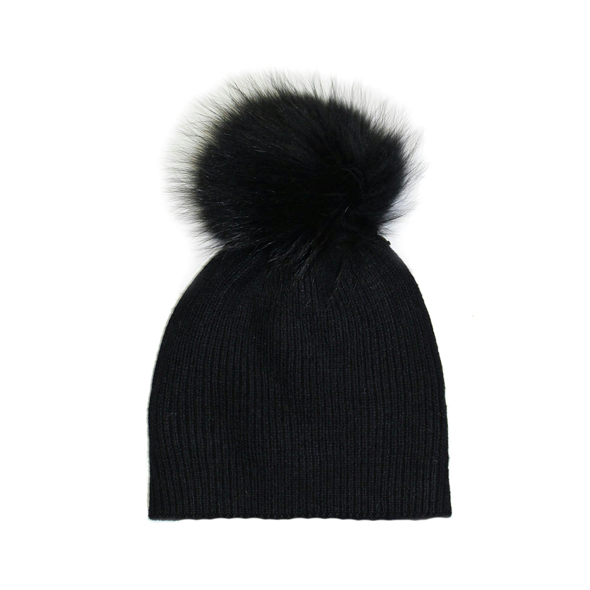 Knitted Wool Hat (Snap On Pom Sold Separately)