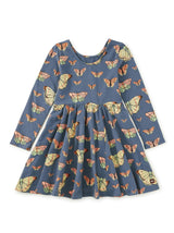 Printed Ballet Dress, Skyfield Butterflies