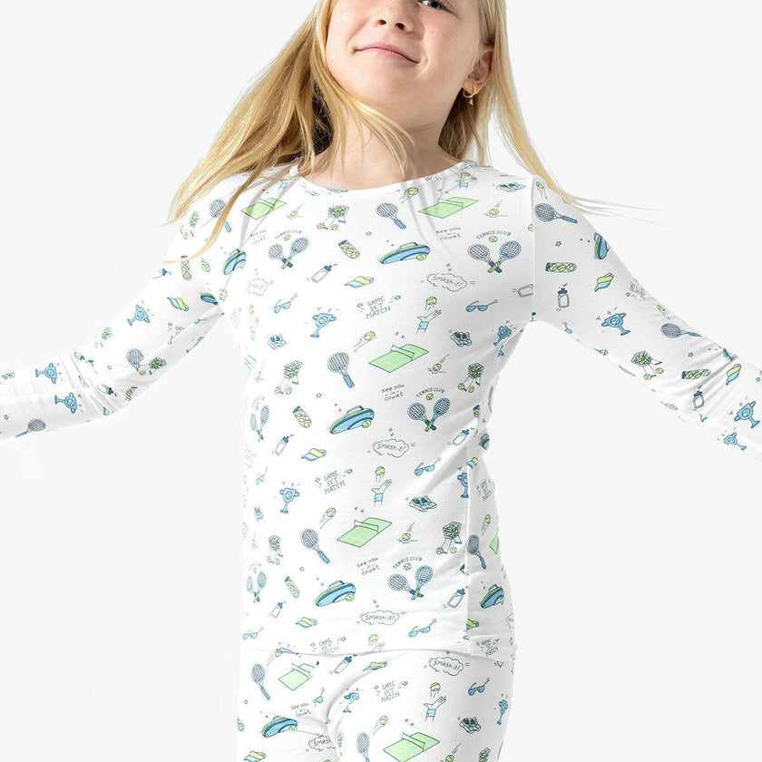 Tennis Bamboo Kids Pajamas