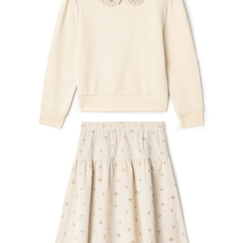 Corduroy Skirt Set