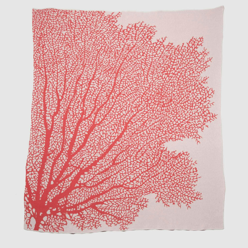 Coral Fan Throw