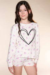 Simply Soft Long Sleeve Easy Tee & Tumble Short Lounge Set