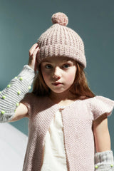 Ribbon Petal Cap-Sleeve Vest