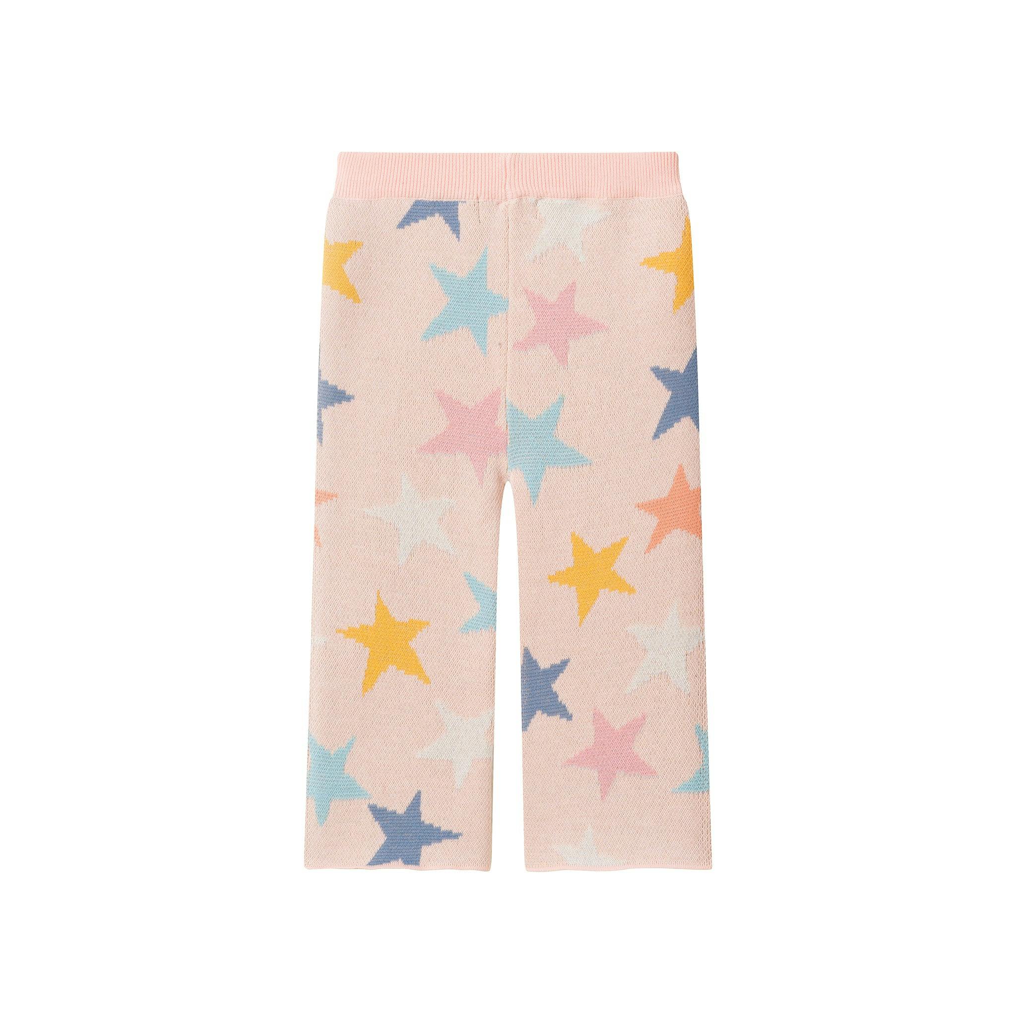 Infant Girls 3-Piece Sweater Set | Pastel Stars - Pink