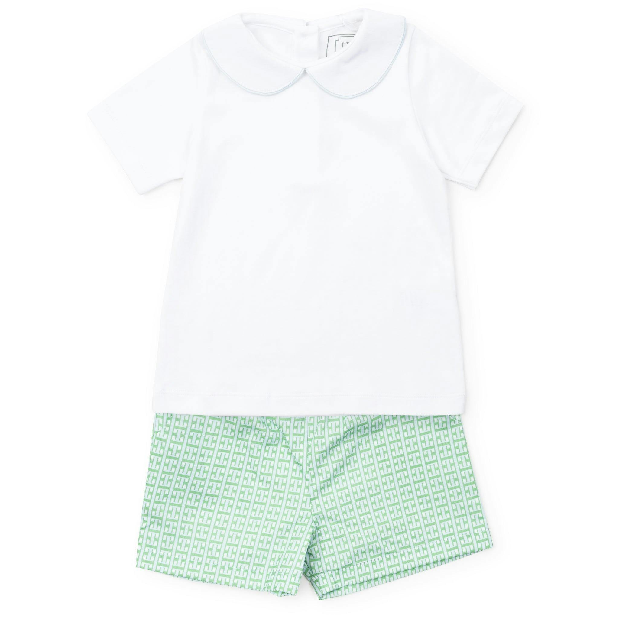 Field Boys' Woven Short Set - Garden Trellis
