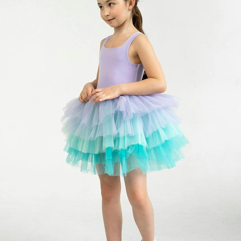 Lilac Mermaid Tutu Dress