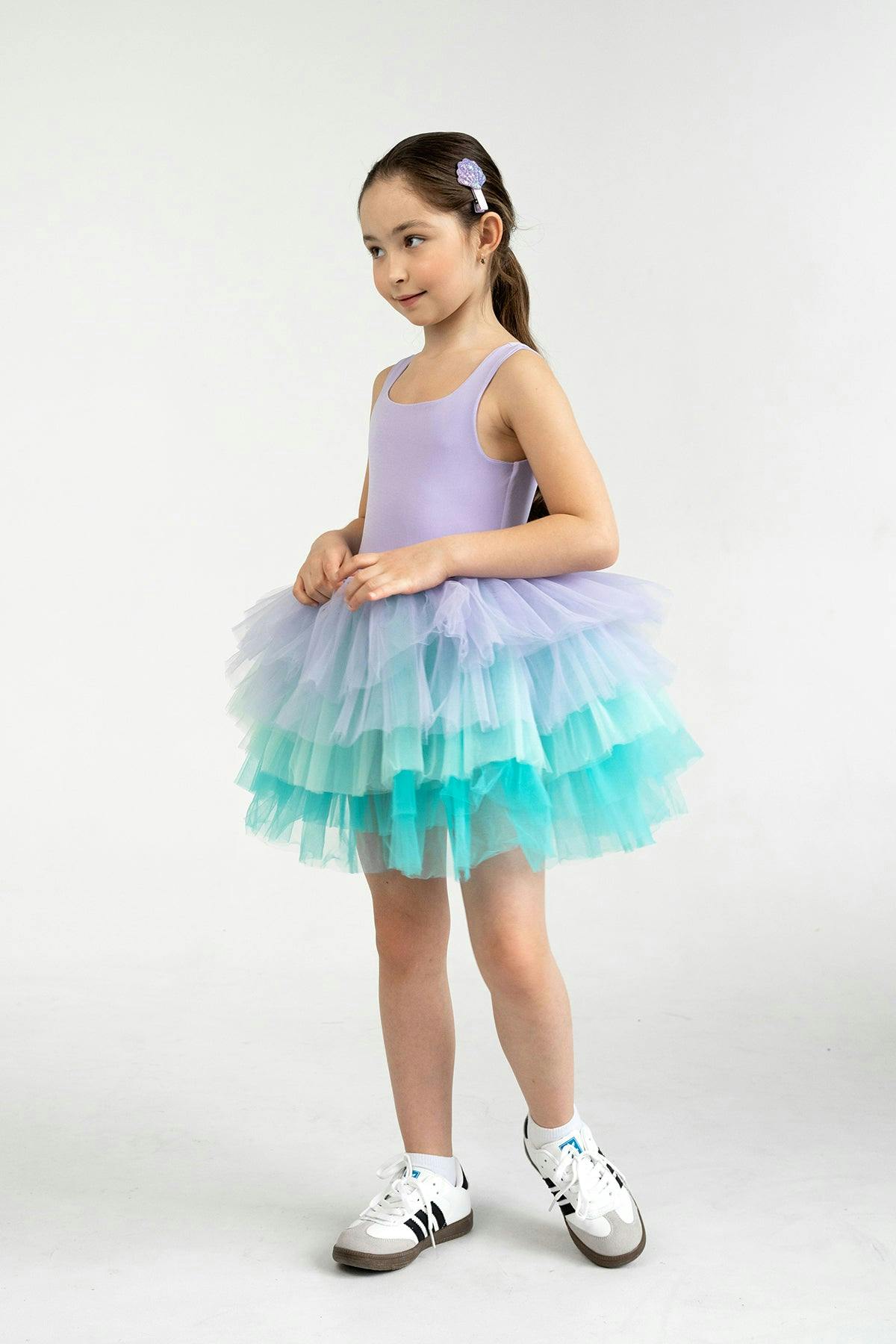 Lilac Mermaid Tutu Dress