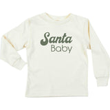 Santa Baby Organic Kids T-Shirt Long Sleeve