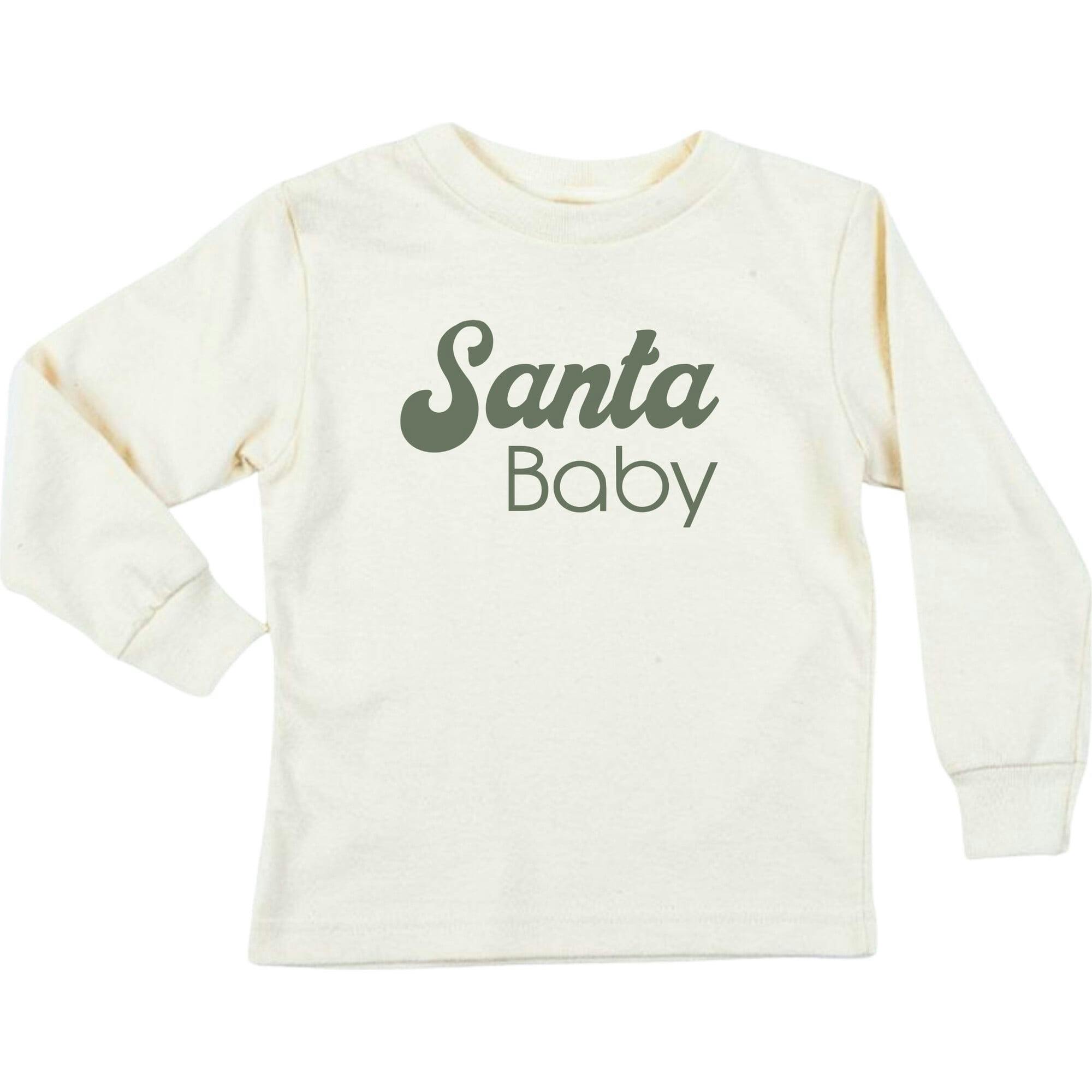 Santa Baby Organic Kids T-Shirt Long Sleeve