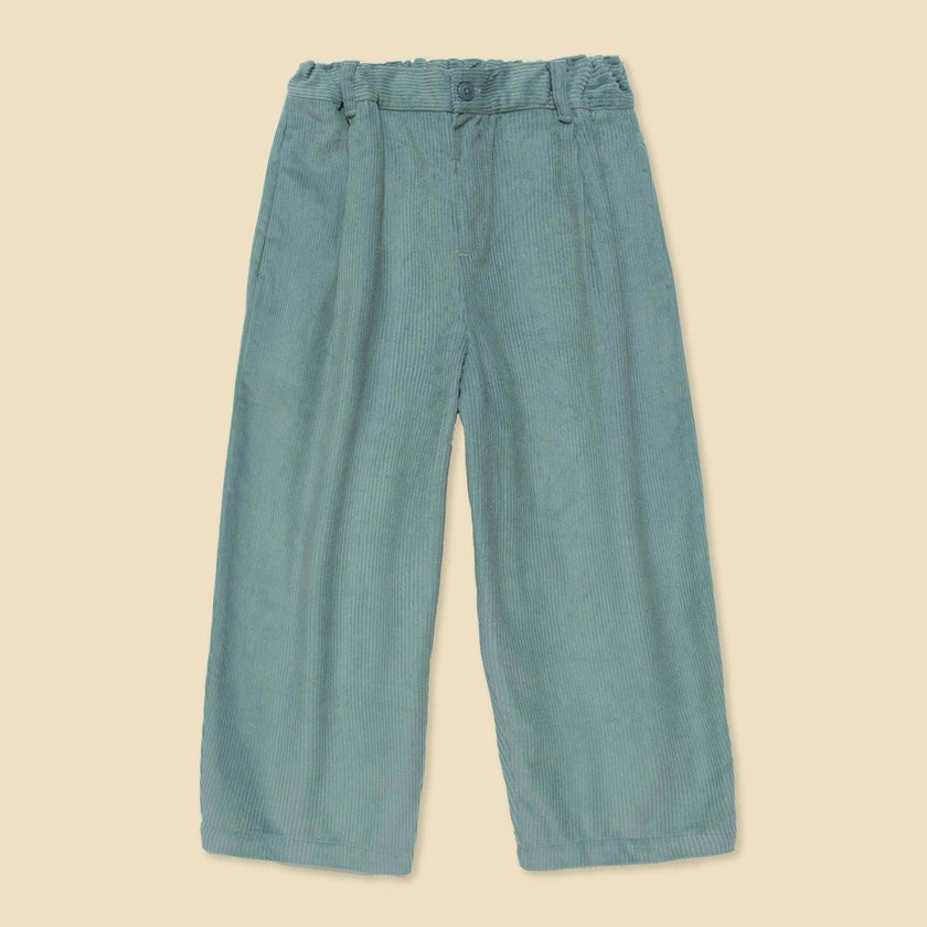 Friday Pant in Teal Tambourine Corduroy