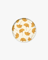 Ginkgo Hors d’Oeuvres Plate Set in Golden