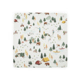 Organic Cotton Muslin Swaddle Blanket 2 Pack - Alpine Adventure