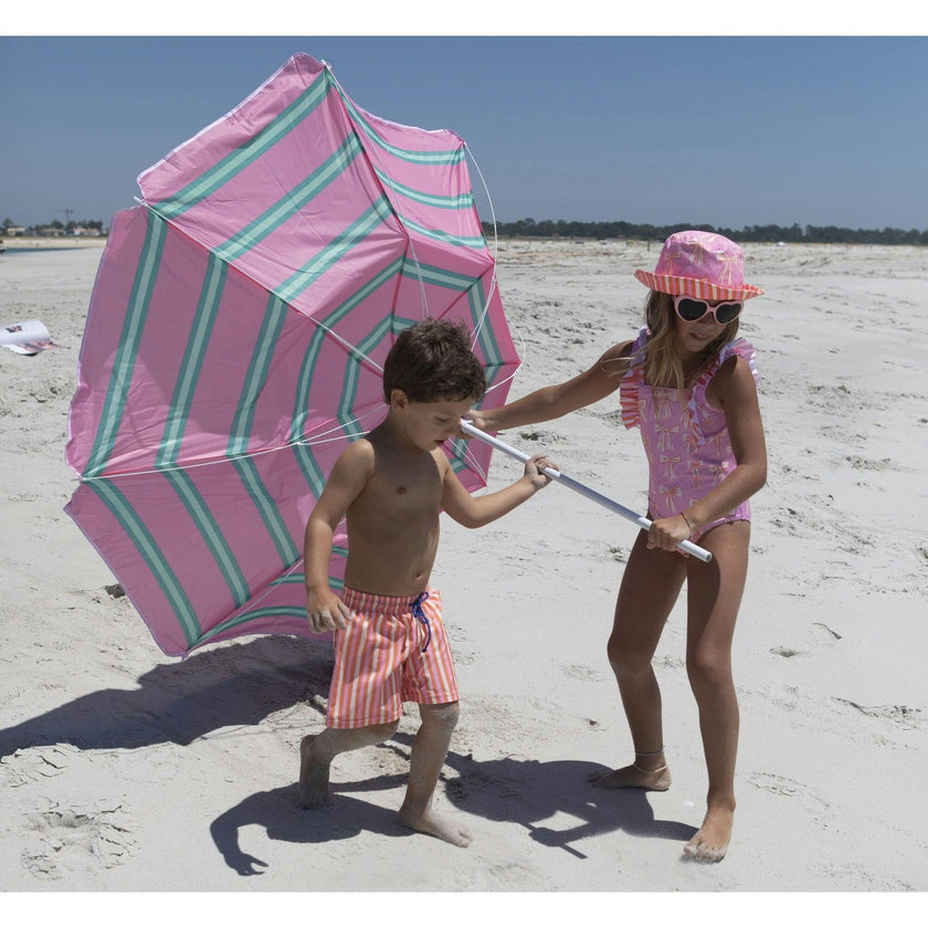 Beach stripes classic swim shorts