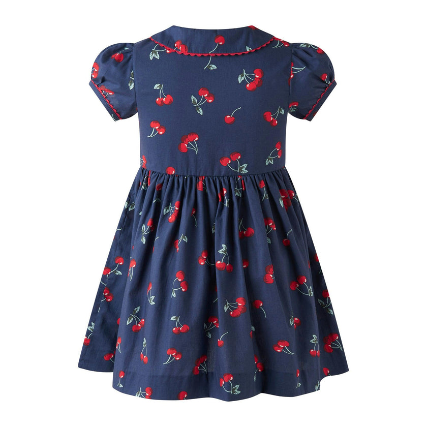 Cherry Button-Front Dress