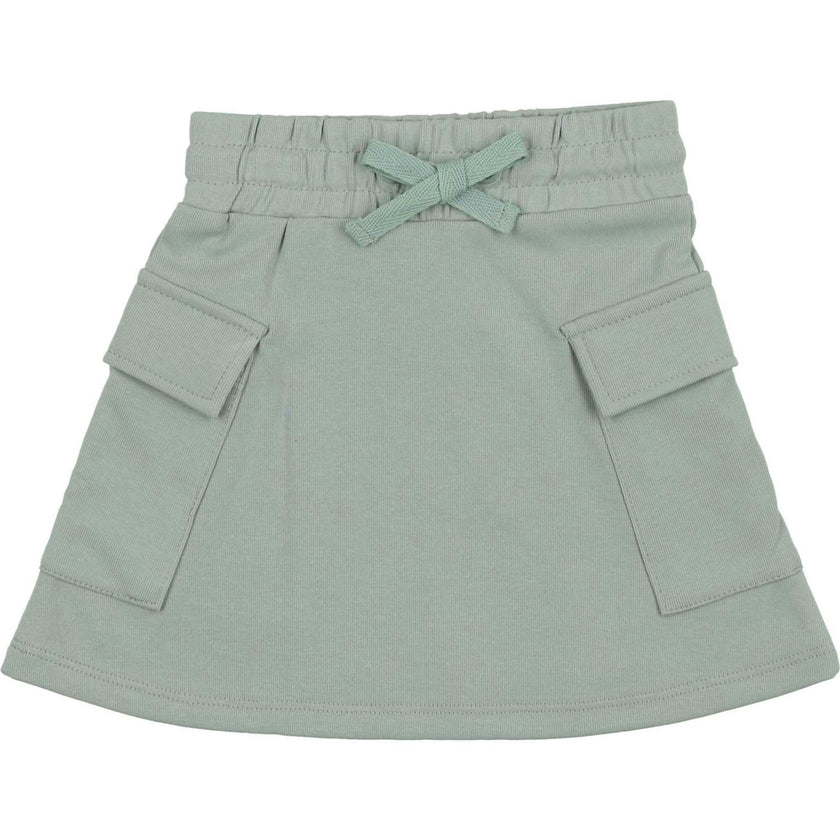Rugby Stripe Pocket A-Line Short Skirt