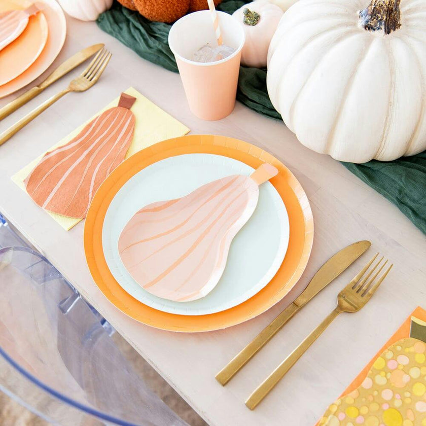 Gourd Fall Dessert Plates