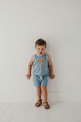 Boys Harem Shorts in Mountain Spring