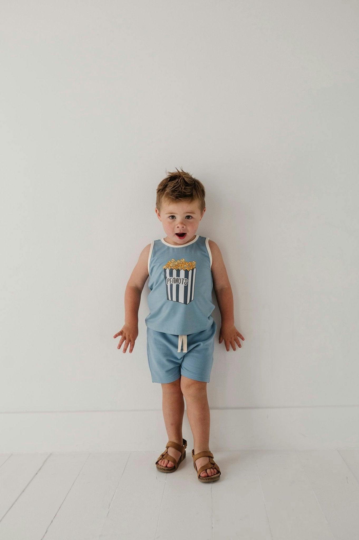 Boys Harem Shorts in Mountain Spring