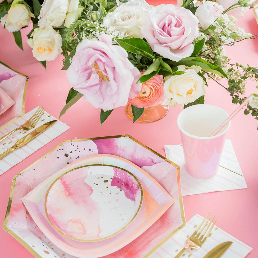 Pretty in Pink Charger Plates