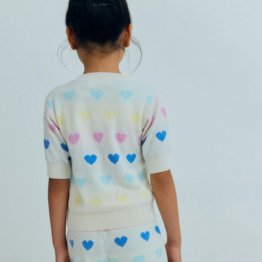 Pinpilin Short Multicolor Hearts