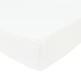 Cotton Muslin Changing Pad Cover - White