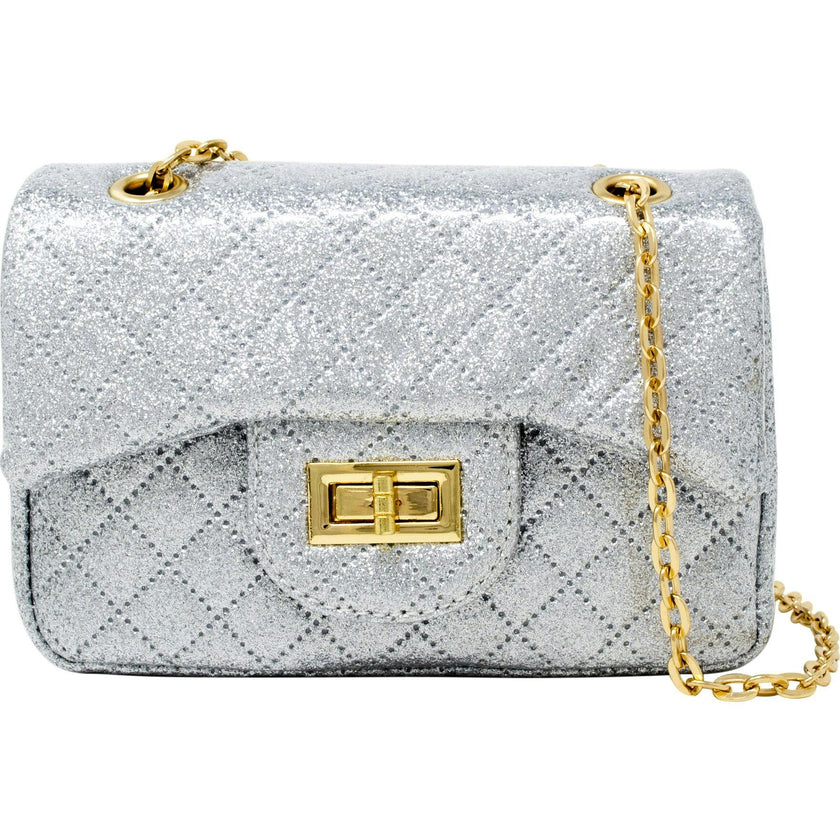 Classic Quilted Sparkle Mini Handbag