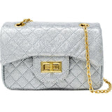 Classic Quilted Sparkle Mini Handbag