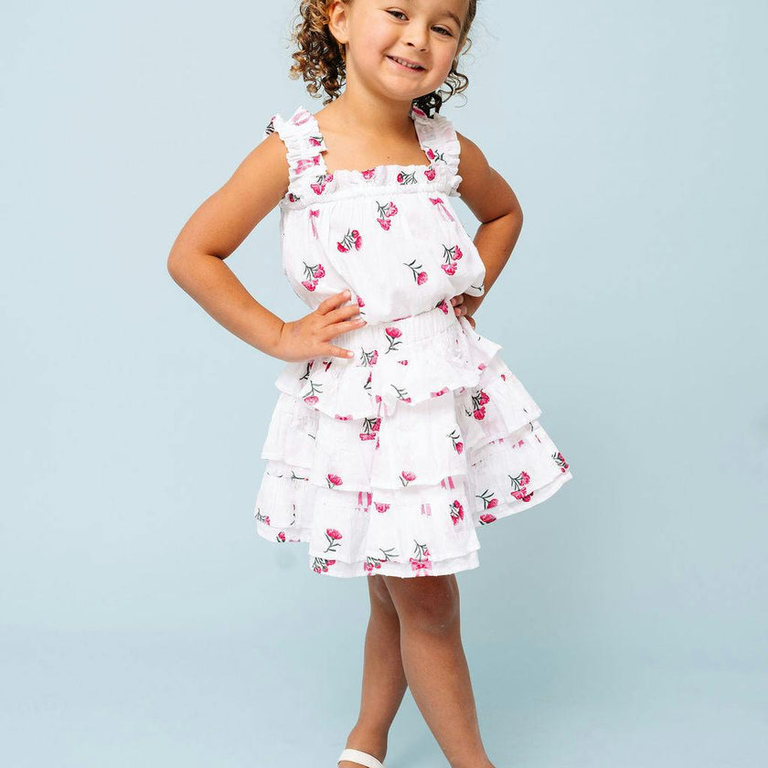 Floral Bows Embroidery Laurie Blouse