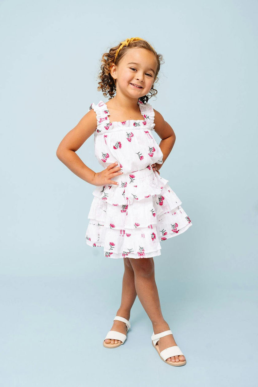 Floral Bows Embroidery Laurie Blouse