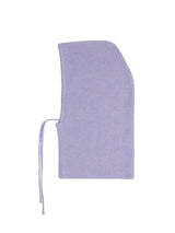 merino wool balaclava - lilac cloud
