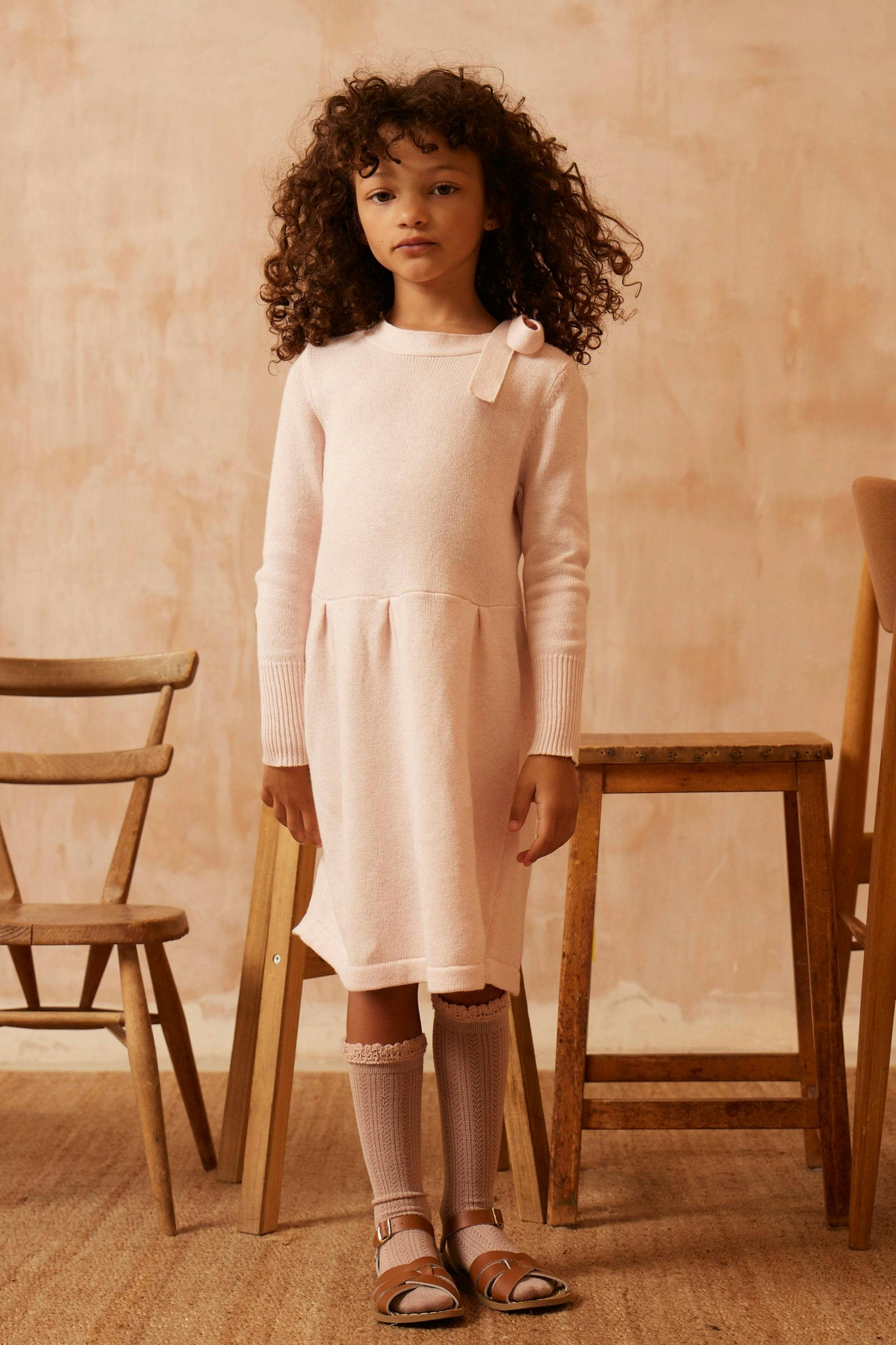 Bow Tie Dress | Blush