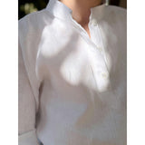 Philip Shirt in White Linen