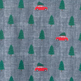 Boys (4-7) Buttondown Set | Christmas Tree Cars