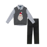 Holiday Sweater Vest Set | Santa