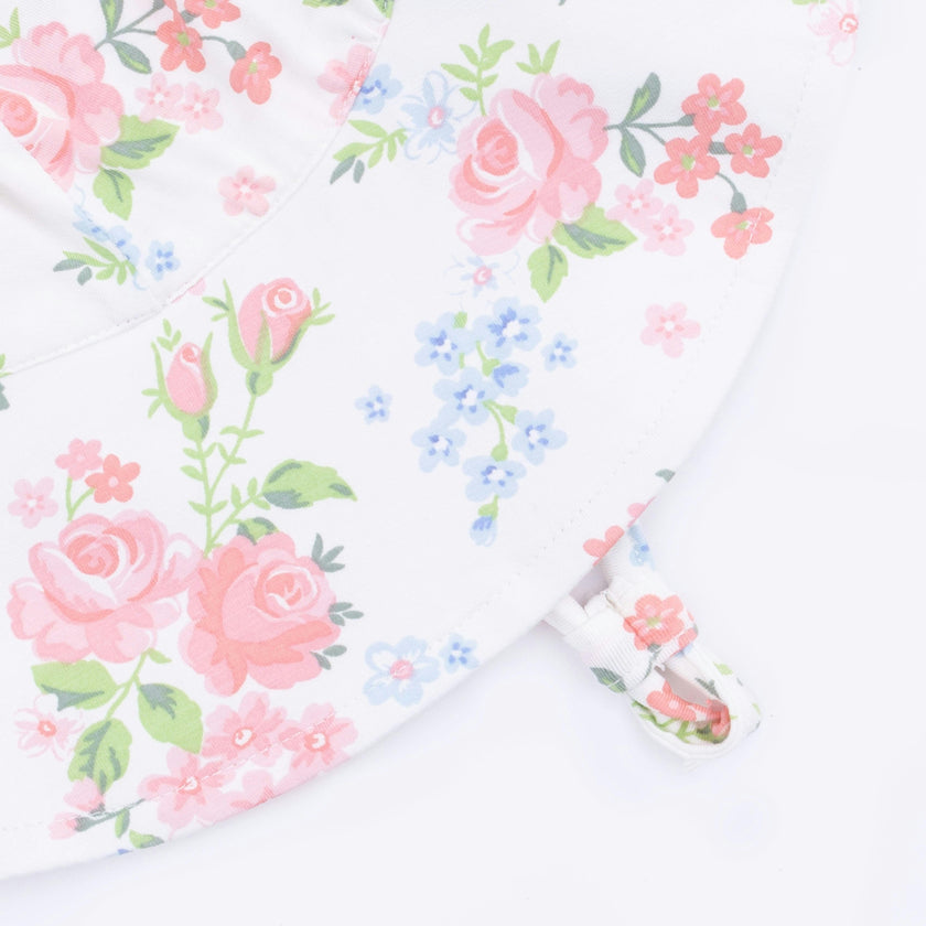 Cute Little Roses - Wide Brim Sun Hat