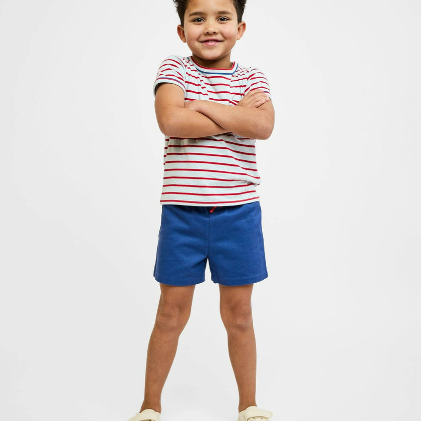 Willie T-Shirt, Paprika Stripe