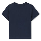 Navy Blue Overlay Logo T-Shirt