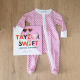 Sailor Hearts Zip Baby Onesie