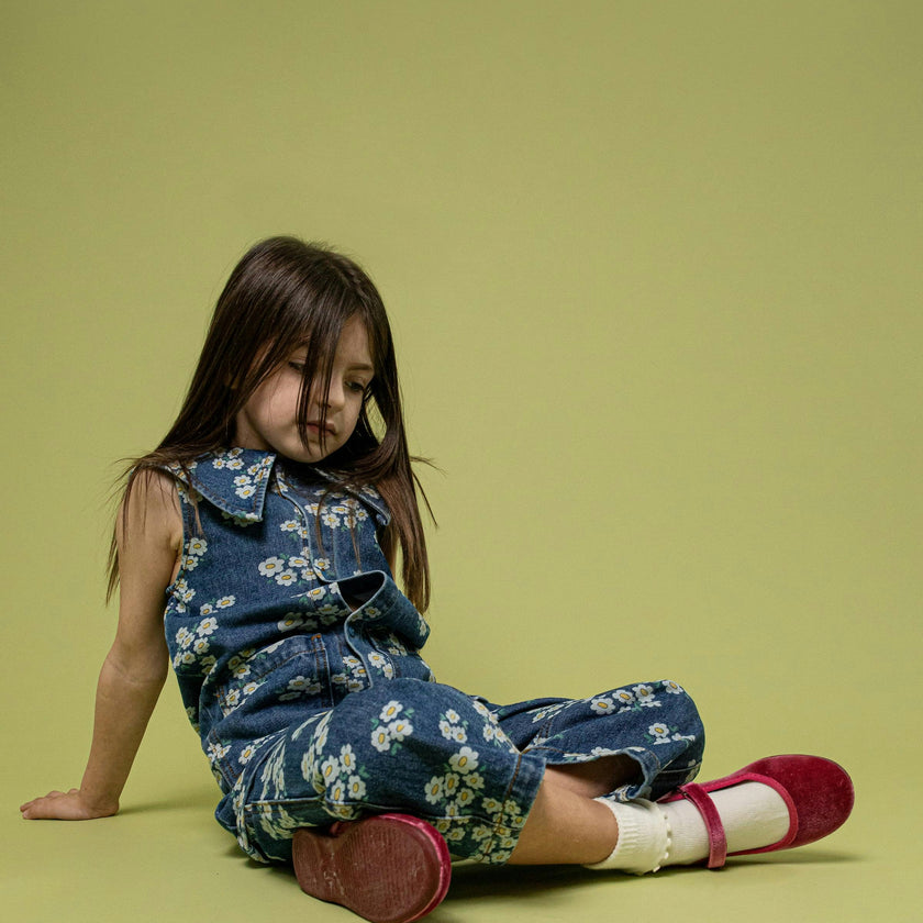 Classic Velcro Strapped Velvet Mary Jane Shoes