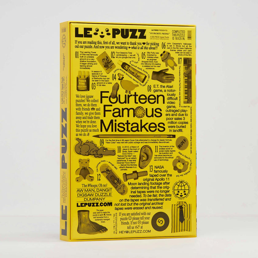 My Favorite Mistake Puzzle