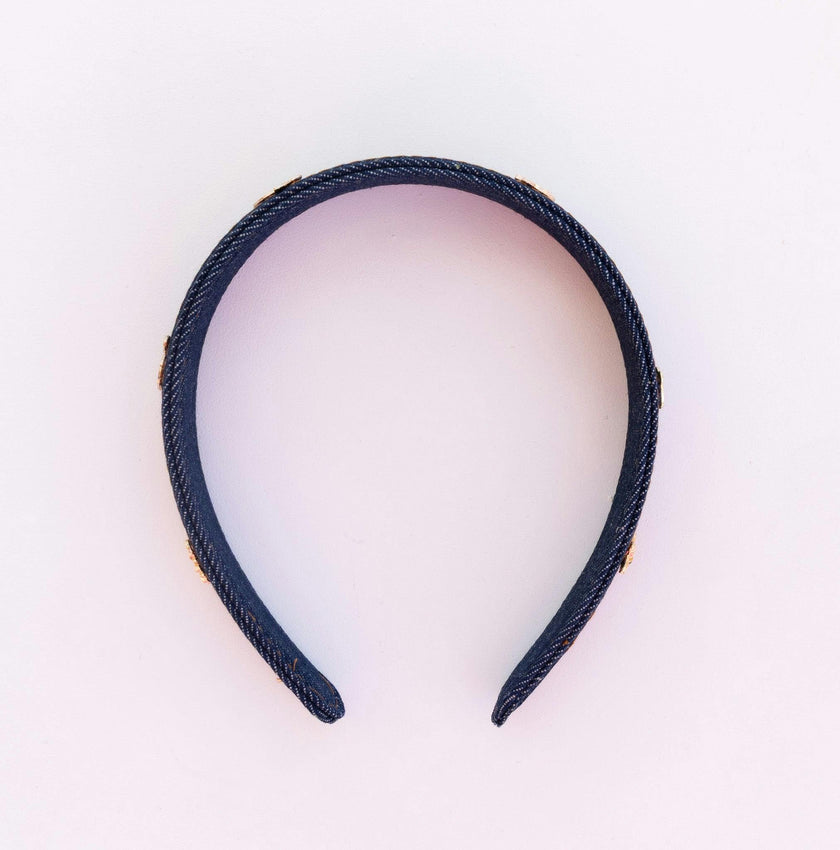 DENIM CHARMED FARMERS MARKET HEADBAND